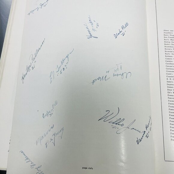 1949 Fremont High School Annual Yearbook Michigan MI Mogul Vintage - Picture 10 of 10